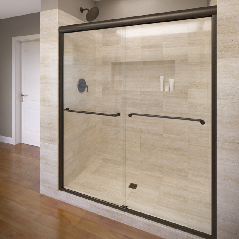 Basco Celesta 60" x 72" Frameless Bypass Sliding Shower Door & Reviews